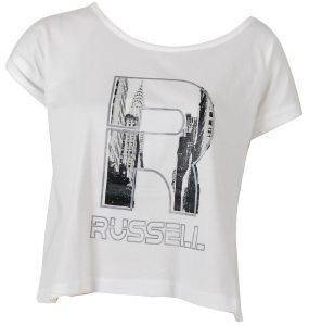  RUSSELL WIDE NECK & BODY TEE  (S)