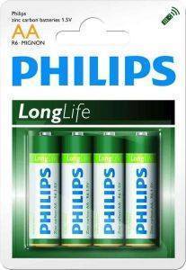  PHILIPS LONGLIFE AA 4 TEM R6