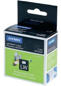 DYMO  MULTIPURPOSE LABELS 25 X 13 MM WHITE 1000. 11353 S0722530