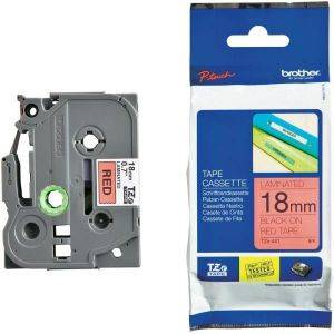  BROTHER P-TOUCH TZE441 RED/BLACK (8M X 18MM) OEM: TZE441