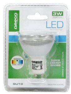 ��������� OMEGA 41578 LED SPOT LIGHT ALUMINIUM 6000K GU10 3W