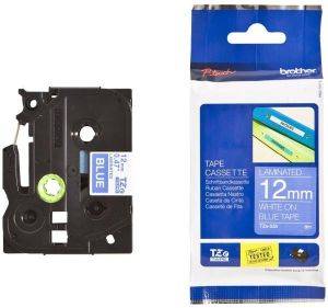  BROTHER P-TOUCH TZE535 BLUE/WHITE (8M X 12MM) OEM: TZE535