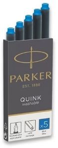   PARKER S-QUINK   BLUE WASHABLE 5 