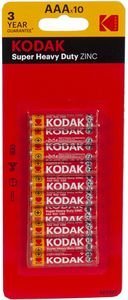  KODAK HEAVY DUTY ZINC R03 AAA 10