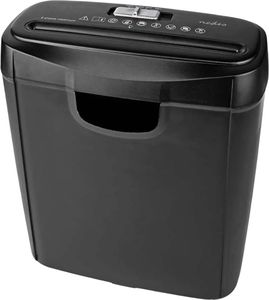 NEDIS PASH112BKA4 PAPER SHREDDER 6X A4 PAGES 10L 190W BLACK