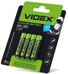  VIDEX ALKALINE L03/AAA 4