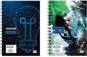   4  INSPIRE 17X25CM JUSTNOTE 104311