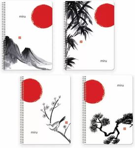  LOGINOTES SPIRAL LINE JAPAN A5 / 14  20 CM  4  (90)