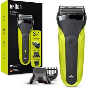    BRAUN 300BT S3 SHAVE&STYLE YELLOW