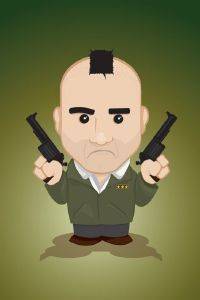 POSTER TRAVIS CARTOON (61X91.5CM)