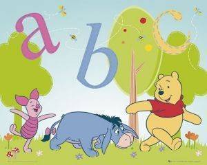 POSTER WINNIE ABC (40.6X50.8CM)