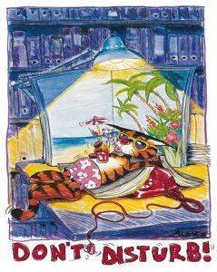 POSTER DON'T DISTURB (40.6X50.8CM)
