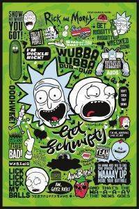 POSTER RICK AND MORTY QUOTES 61 X 91.5 CM