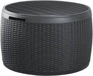 ������� �����������  KETER CIRCA RATTAN ���� 140LT 68X68X43.5CM