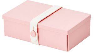 KOYTI  UHMM BOX PINK BOX/WHITE STRAP 10X18X5CM