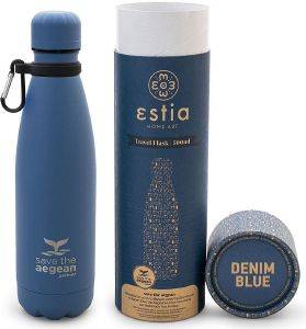 �������� ������ SAVE THE AEGEAN TRAVEL FLASK DENIM BLUE  500ML