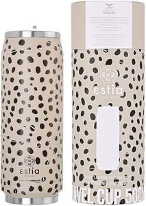  ESTIA SAVE THE AEGEAN TRAVEL CUP LEOPARD TAUPE (500ML)