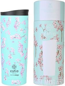   ESTIA SAVE THE AEGEAN TRAVEL MUG BLOSSOM GREEN (500ML)