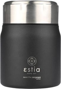  ESTIA SAVE THE AEGEAN LUNCH POT MIDNIGHT BLACK (500ML)