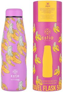   SAVE THE AEGEAN TRAVEL FLASK BANANA SWIRL (500ML)