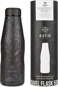  SAVE THE AEGEAN TRAVEL FLASK NOIR ECHO (500ML)