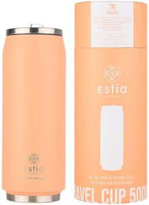  ESTIA SAVE THE AEGEAN TRAVEL CUP PEACH FUZZ (500ML)