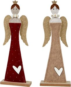 ΔΙΑΚΟΣΜΗΤΙΚΟ ΔΙΑΚΟΣΜΗΤΙΚΟ CHRISTMAS COLLECTION ΑΓΓΕΛΑΚΙ ΤΥΧΑΙΑ ΕΠΙΛΟΓΗ ΧΡΩΜΑΤΟΣ (31CM)