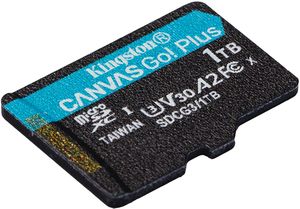 KINGSTON SDCG3/1TBSP CANVAS GO PLUS 1TB MICRO SDXC CLASS 10 UHS-I U3 V30 A2