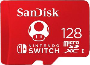 SANDISK NINTENDO SWITCH SDSQXAO-128G-GNCZN 128GB MICRO SDXC U3