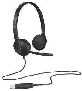 LOGITECH 981-000475 USB HEADSET H340 BLACK