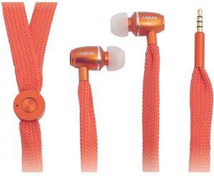 LOGILINK HS0027 STRING EARPHONE WITH INLINE MICROPHONE ORANGE