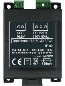 PARADOX TRANSFORMER 30VA 16.5V