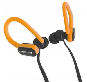 ESPERANZA EH197 EARPHONES WITH MICROPHONE BLACK AND ORANGE