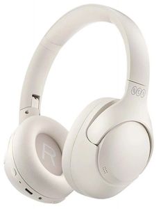 QCY H3 HIGH-RES HEADSET WITH MIC ACTIVE NOISE CANCELING WITH 4 MODE ANC 60H MULTIPOINT WHITE