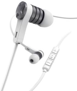 HAMA 181136 INTENSE HEADPHONES, IN-EAR, MICROPHONE, FLAT RIBBON CABLE, WHITE