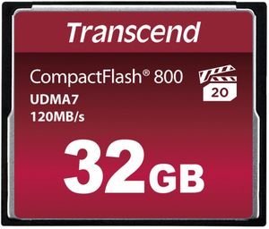 TRANSCEND COMPACTFLASH 800 32GB UDMA7 MLC NAND FLASH TS32GCF800
