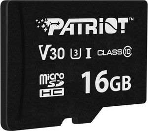 PATRIOT PSF16GVX31MCH VX SERIES 16GB MICRO SDHC V30 U3 CLASS 10