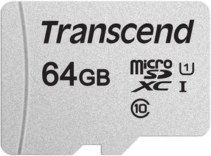 TRANSCEND 300S TS64GUSD300S 64GB MICRO SDXC UHS-I U1 CLASS 10