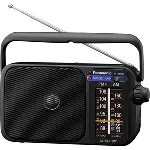 PANASONIC RF-2400DEG-K PORTABLE AM/FM RADIO BLACK