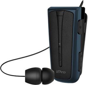 IPRO RH219S STEREO BLUETOOTH HEADSET RETRACTABLE BLACK-BLUE