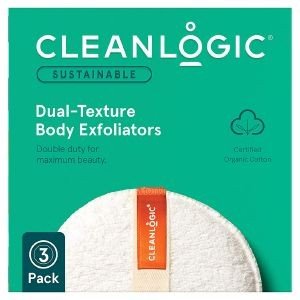  CLEANLOGIC SUSTAINABLE DUAL-TEXTURE BODY EXFOLIATORS (3TMX)