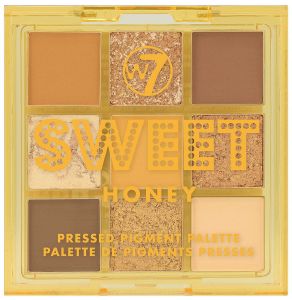  W7 SWEET HONEY PRESSED PIGMENT PALETTE 8.1GR