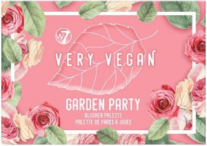  W7 VERY VEGAN GARDEN PARTY - BLUSHER PALETTE 15GR