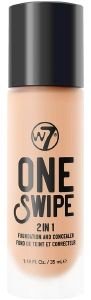 MAKE UP W7 ONE SWIPE 2-IN-1 FOUNDATION & CONCEALER NATURAL BEIGE 35ML