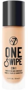 MAKE UP W7 ONE SWIPE 2-IN-1 FOUNDATION & CONCEALER FRESH BEIGE 35ML