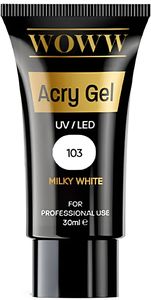 ACRYGEL WOWW COSMETICS 103 MILKY WHITE (30ML)