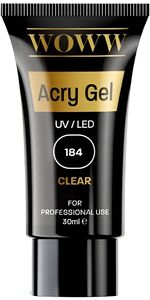 ACRYGEL WOWW COSMETICS 184 CLEAR (30ML)