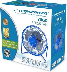 ESPERANZA EA149B AIR FAN 6' USB YUGO BLUE