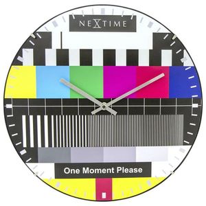 NEXTIME CLOCK 8802 SMALL TESTPAGE 30CM WALL MULTI-COLOR