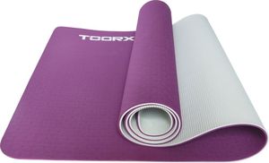 ΣΤΡΩΜΑ YOGA TOORX MAT-184 ΜΩΒ/ΛΕΥΚΟ (183 X 60 X 0.6 CM)